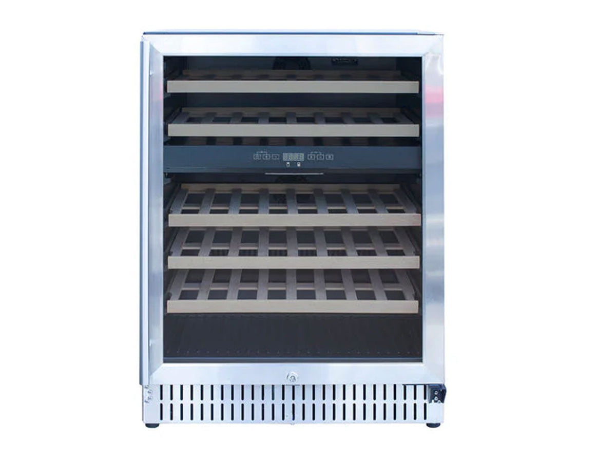 Summerset 24-Inch Outdoor Rated Dual Zone Wine Cooler