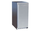 TrueFlame 15-Inch 3.2 Cu. Ft. Outdoor Rated Fridge with Stainless Door