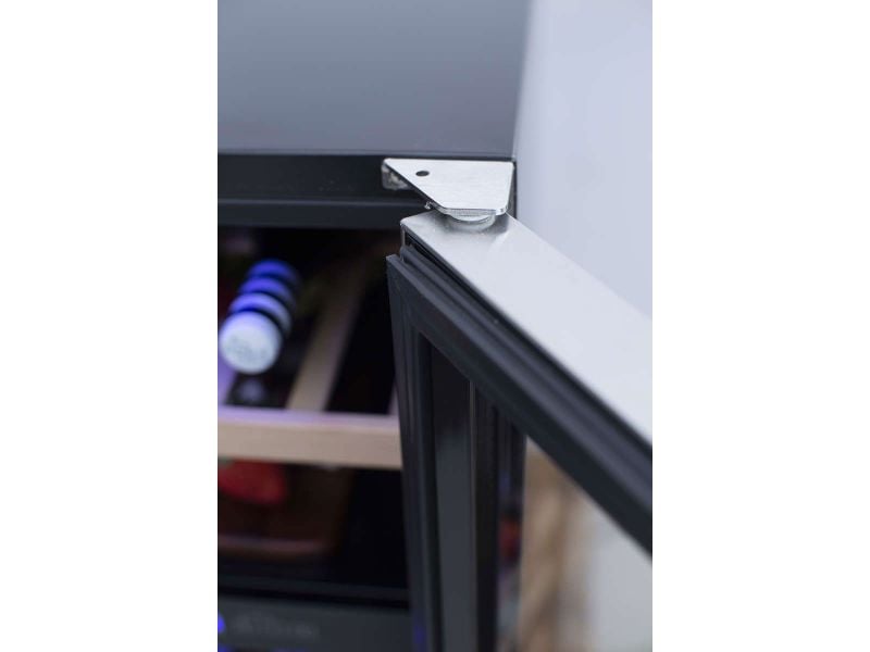 TrueFlame 24-Inch 5.3 Cu. Ft. Outdoor Rated Wine Cooler with Locking Door