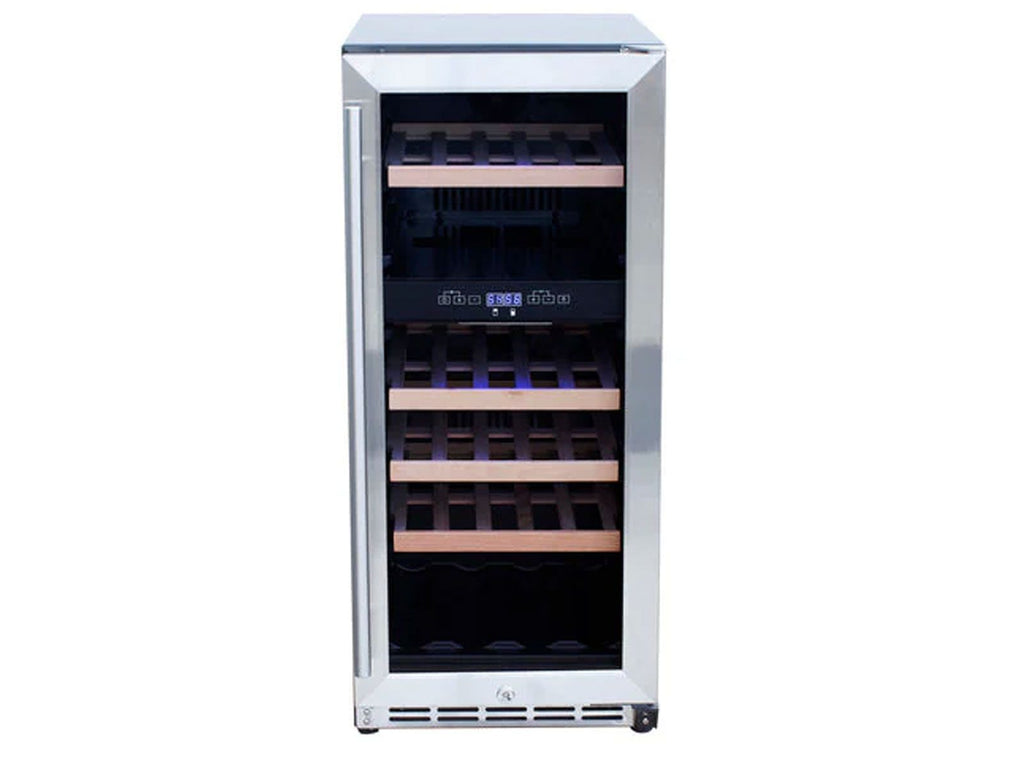Summerset 15-Inch Outdoor Rated Dual Zone Wine Cooler