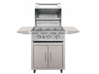 TrueFlame E-Series 25-Inch 3-Burner Gas Grill on Double Door Cart